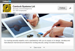 CamlockSystems_LinkedIn_launch