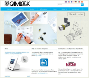 New website for Camlock Systems